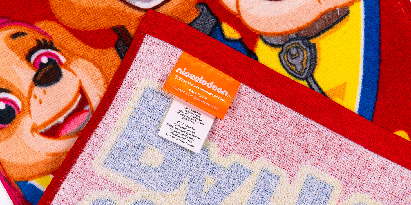 Ręcznik 30x50 cm psi patrol czerwona